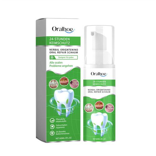 ORALHOE Herbal Oral Mousse - Deep Cleaning for Tartar and Pl