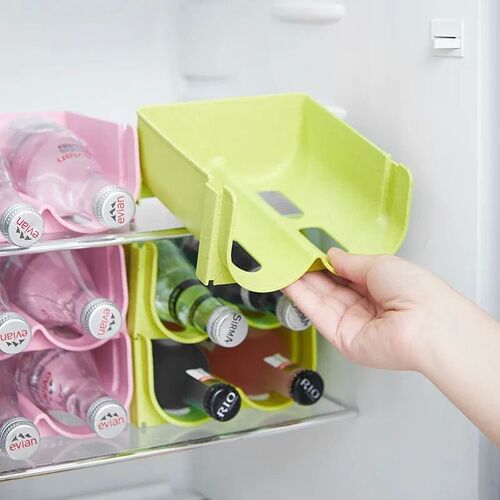 Kitchen Organizer Refrigerator Rack Shelf Can Beer Wine Bott