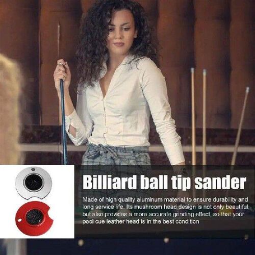 Pool Cue Tip Shaper Pool Tip Scuffer Cue Sander Billiard