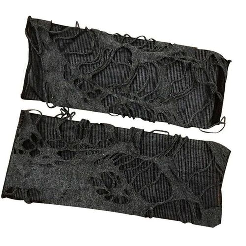 Gothic Fingerless Mittens Punk Rock Gloves Warrior Mittens