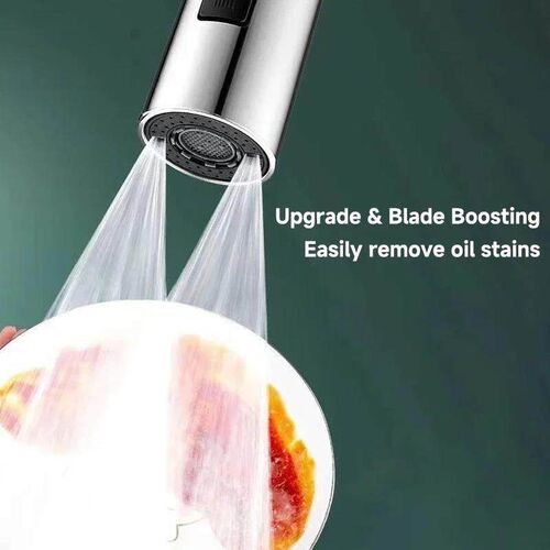 1pc 3 Three ModesFaucet Extender Metal Alloy Head Water Save