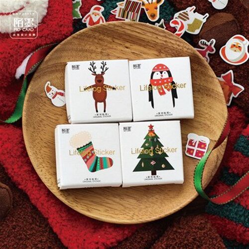 Christmas Surprised Merry Christmas Decorative Stickers Scr