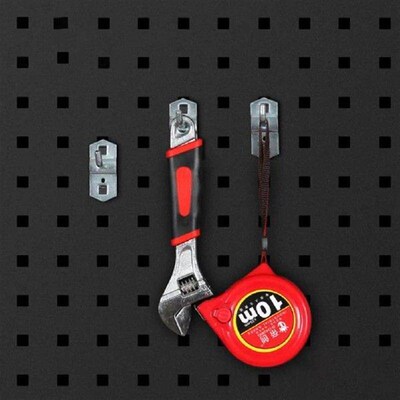 Tool Rack Hook Heavy Duty Clothes Metal Peg Holder Shelf