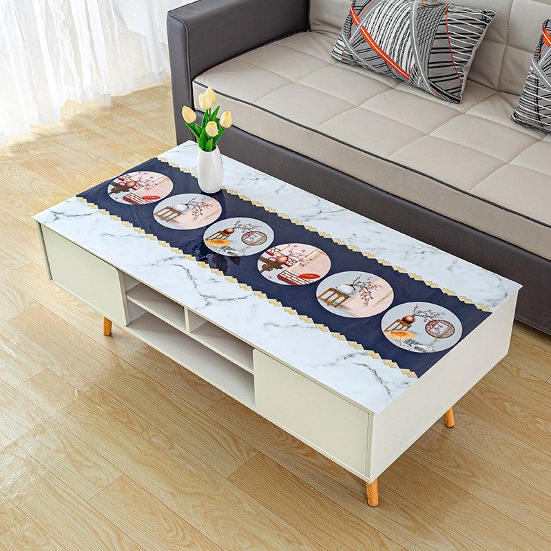 不餐桌垫pvc防水防烫防油免洗长方形家用茶几垫桌垫防滑桌布,居家布艺,桌布,淘宝优惠券,粉丝福利购,淘宝优惠卷
