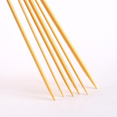 2-5mm 5Pcs/Set Knitting Needles Double Pointed Bamboo Croche