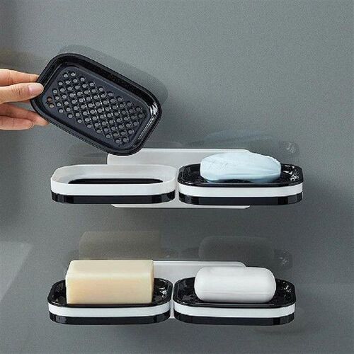 Bathroom Double Layers Soaps Box Waterproof Moistureproof