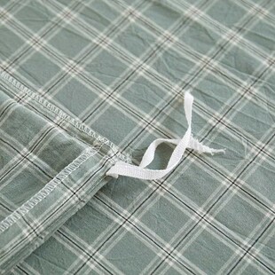 Washed dyed Four piece Bedding Cotton Set Yarn