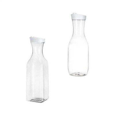 Juice Bottle Iced Tea Pitcher 1.5L with Cover Reusable Hot