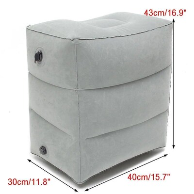 Useful Inflatable Portable Travel Foorest Pillow Plane Train