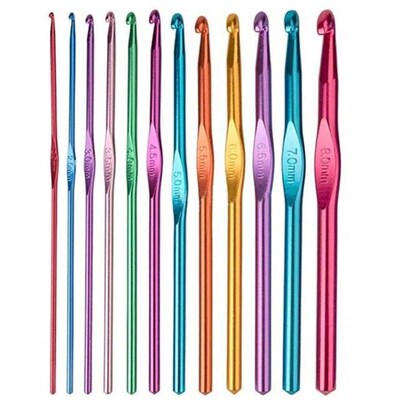 NEW Premium Crochet Hooks Set With Case Knitting Needles Set