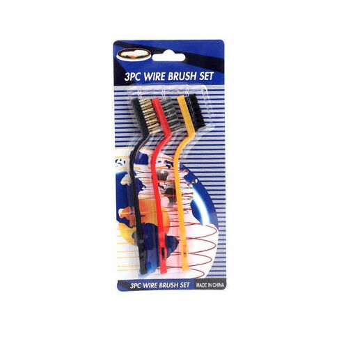 Set of 3 Kitchen Cleaning Brushes - Ideal for Stove, Range H
