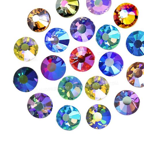 Stunning Unusual Quality! Multi Colors Crystal AB SS12-SS30