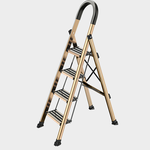 奥诺森梯子家用折叠梯加厚室内人字梯楼梯伸缩梯步梯多功能铝合金