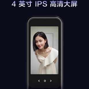 鹿客智能锁P7MX人脸识别智能锁全自动大屏可视猫眼指纹锁
