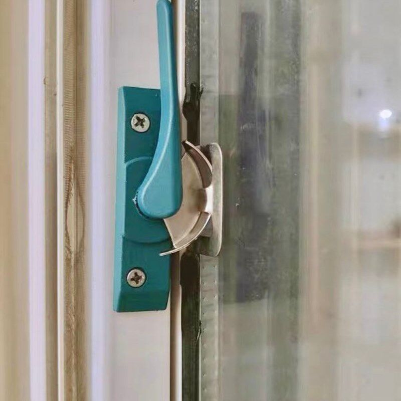 移门钩锁挂勾推拉门门窗老式窗配件搭扣锁扣铝合金月牙锁移窗窗户