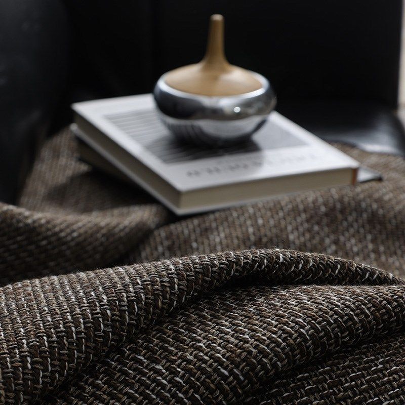 梦幻满屋棕咖撞色涤纶针织沙发搭毯酒店别墅样板间床旗民宿床尾巾,床上用品,休闲毯/毛毯/绒毯,淘宝优惠券,粉丝福利购,淘宝优惠卷