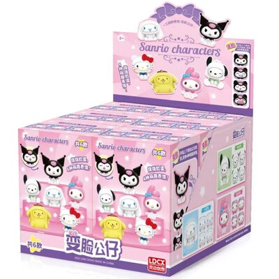 Sanrio Funny Face changing Doll Blind Box Hello Kitty Kuromi
