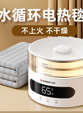 水暖电热毯双人双控调温家用水循环炕水热毯全套的电褥子d39025