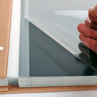 覆膜档案相簿影集 大号粘贴式 巧印像 牛皮纸面手工DIY相册