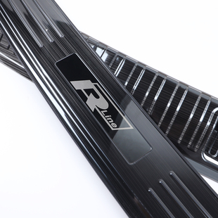 后备箱护板亮条贴尾门装 大众途观L后护板改装 饰新能源配件 22款