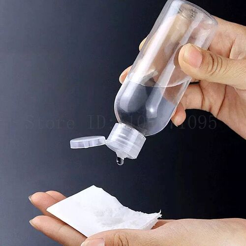 50pcs/lot Plastic Squeeze Bottle with Flip Cap PET Lotion Sh