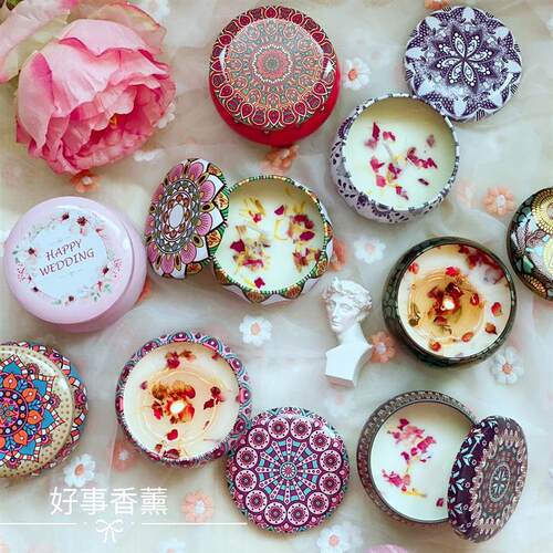non-smoking, scented glass candles candle smokeless 香薰蜡烛