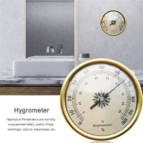 2 in 1 Humidity Temperature Meter Wall Mounted Clear Read