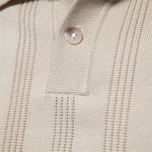 2024 Spring/Summer New European Mens Woolen Polo Knitted S