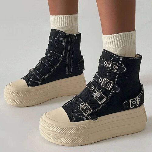 Women Platform  Shoes Classic Casual Outdoor Versatile Sneak