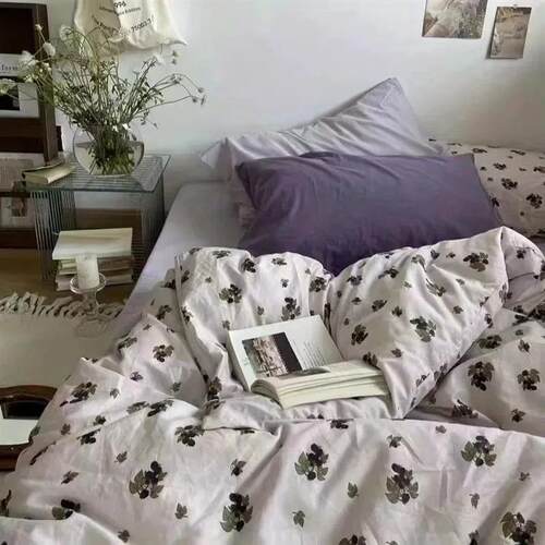Korean Style Bedding Set Boys Girls Twin Queen Size Duvet Co