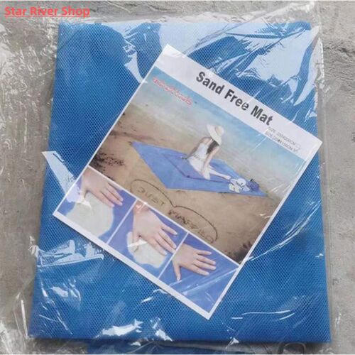 Folding Beach Mat Magic Sand Free Mat Beach Towel Blanket Ou