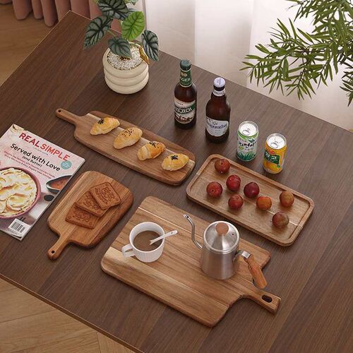 Black Walnut Chopping Board Breadboard Wooden Steak Tray Hou
