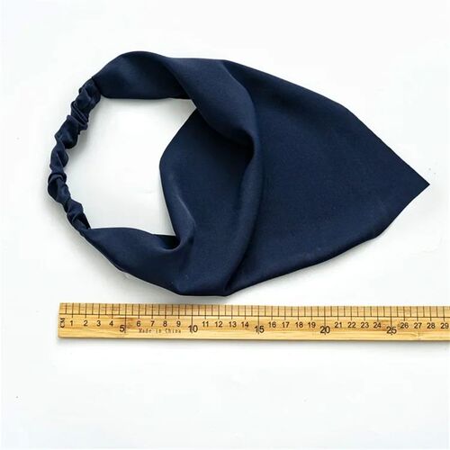 Woman Girls Solid Summer Head Scarf Chiffon Triangle Bandana