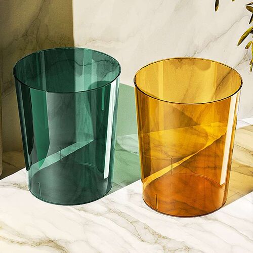 Transparent Trash Can Large Plastic Household Classification