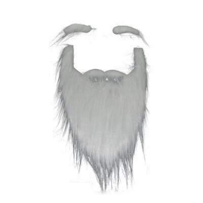 Christmas Fake Beard Eyebrows Cosplay Santa Claus Party