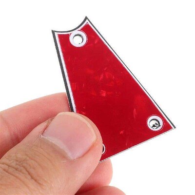 1Pcs PVC Truss Rod Cover Electric Guitar Accessories Red