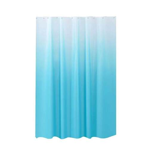 Fashion Plain Color Gradient Shower Curtain Waterproof, Mild