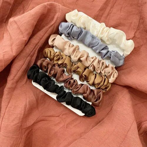 3/5/6Pcs Elegant tail Holder Rubber Band Elastic Hairband Ha