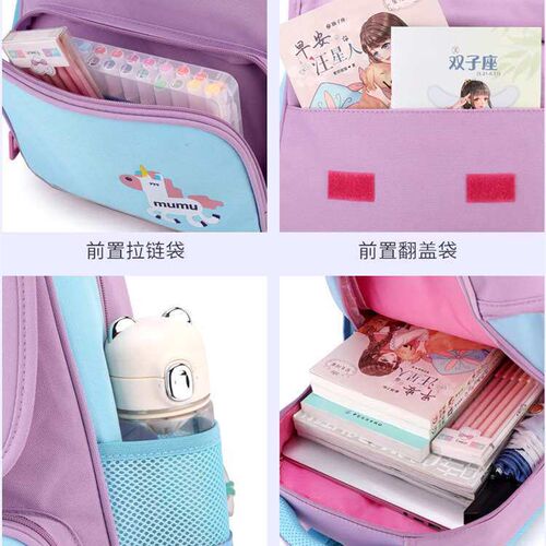 Girls Schoolbag New Small Burden Reduction Ridge Protection