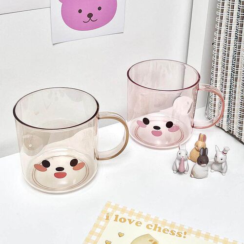 Transparent Cartoon Toothbrush Cup for Home Use, High-End Wa