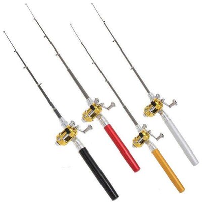 Pole Reel Combos Outdoor Fishing Accessory Multicolor