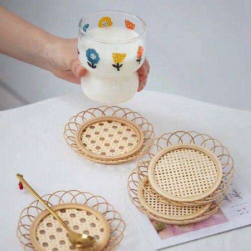 Japanese Style Drink Cup Coasters Dining Table Placemat