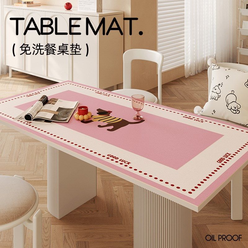 卡通餐桌垫免洗防水防油桌布pvc皮革耐磨茶几桌面保护防烫隔热垫,居家布艺,桌布,淘宝优惠券,粉丝福利购,淘宝优惠卷