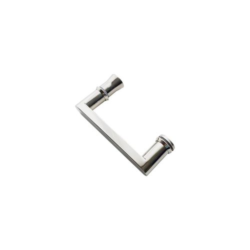 圆弧型玻璃门移门把手淋浴房拉手孔距15黑色浴室门拉手不锈钢30