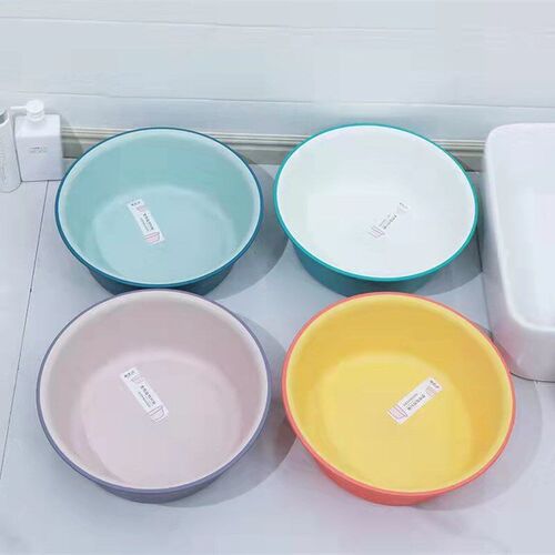 Plastic Basin for Home Laundry Thickened SizeColor Contrast