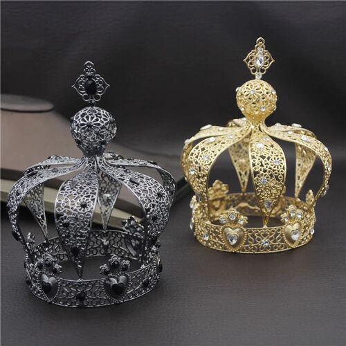 Popular Baroque Retro Royal Crown Ball Party Mens Cake Part