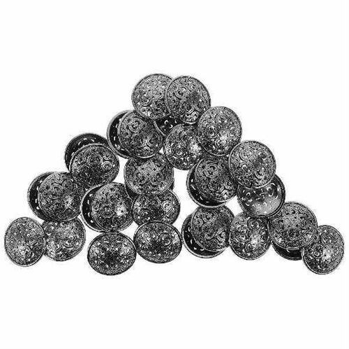 30 pcs Metal Buttons Hollow out Rust resistant Sewing