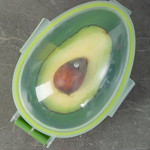 Kitchen Food Storage Box Avocado Space Saving Container Vege