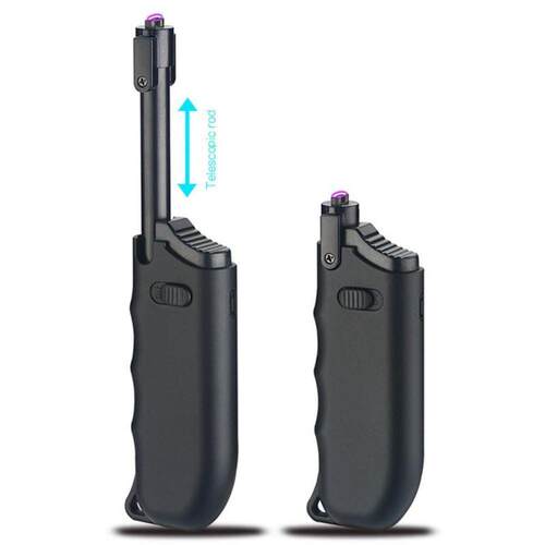 USB Plasma Rechargeable Lighter Telescopic Kitchen Camping