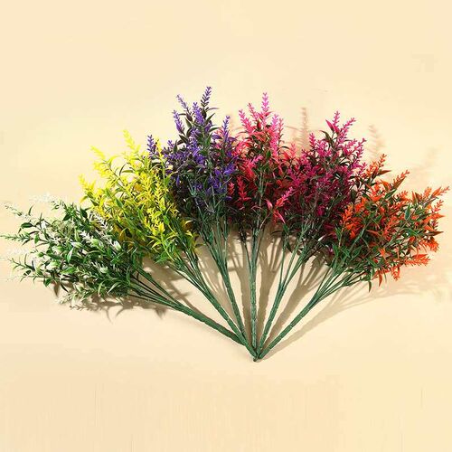 Artificial flower 7 spring grass lavender gladioli grass wed